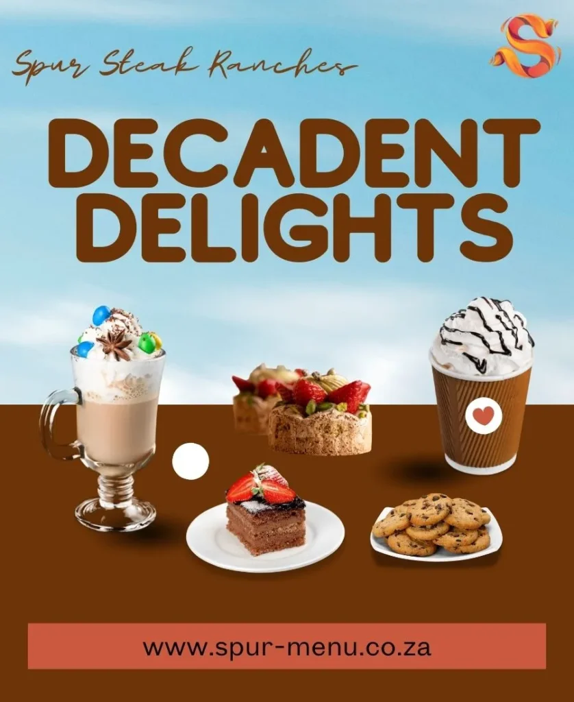 Spur Decadent Delights Menu With Prices