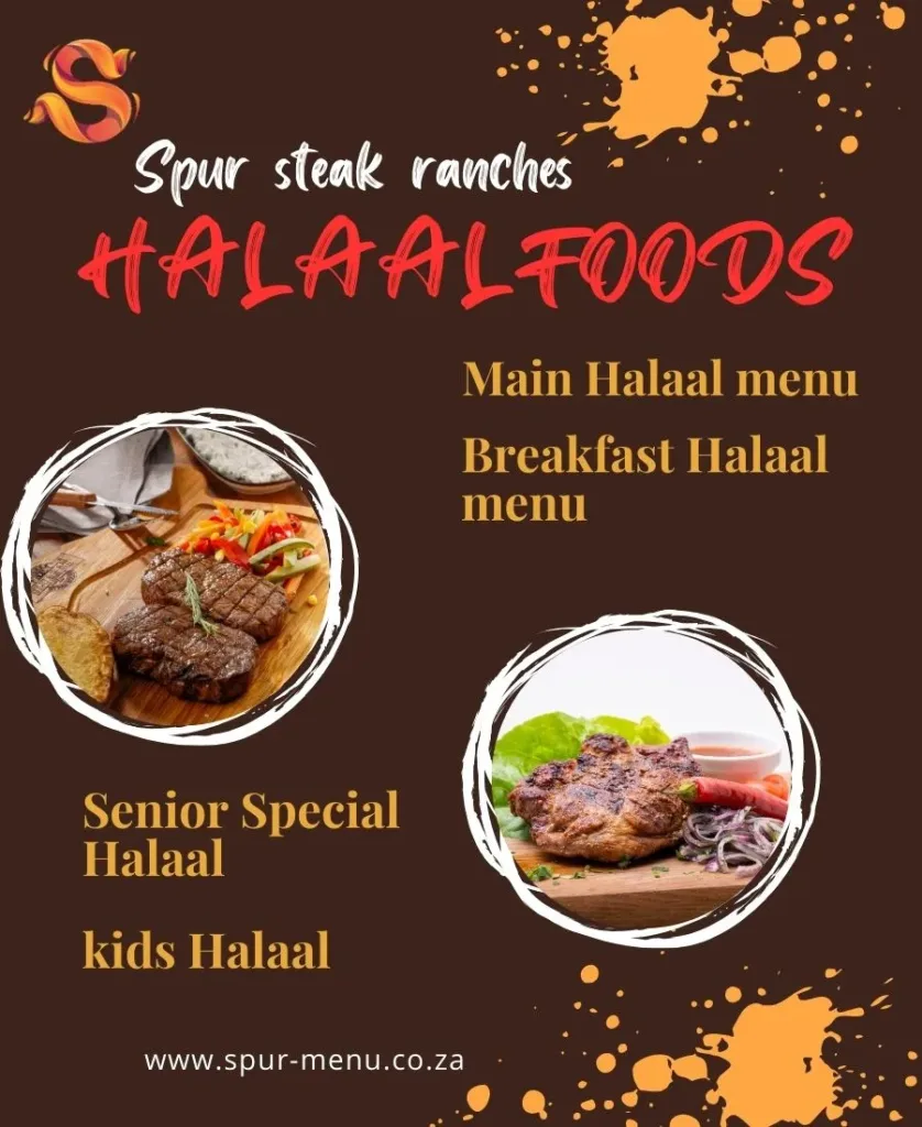 Spur Menu Halaal With Prices