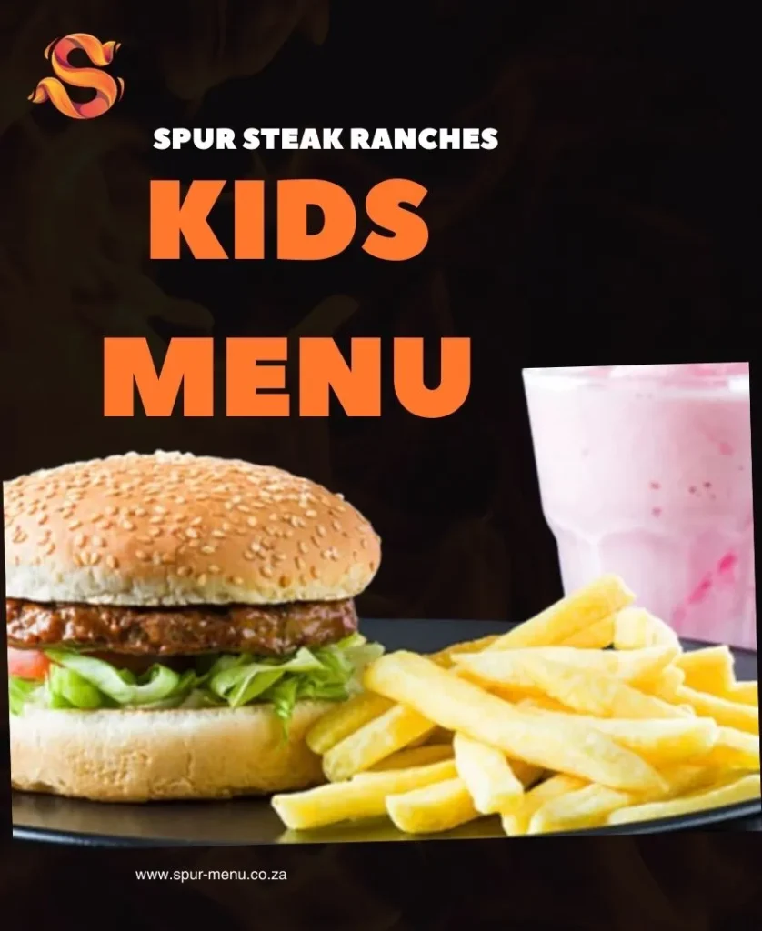 Spur Kids Menu With Prices