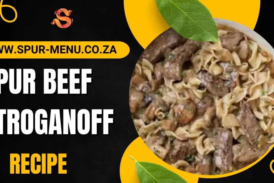 Spur Beef Stroganoff Recipe