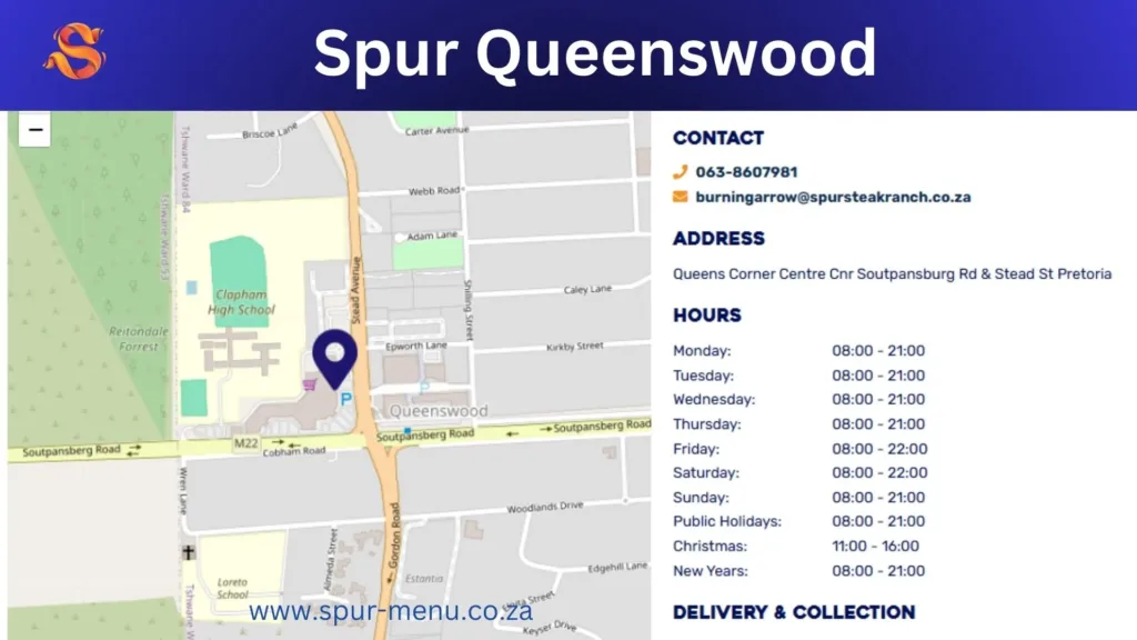 Spur Queenswood Location and Contact Information