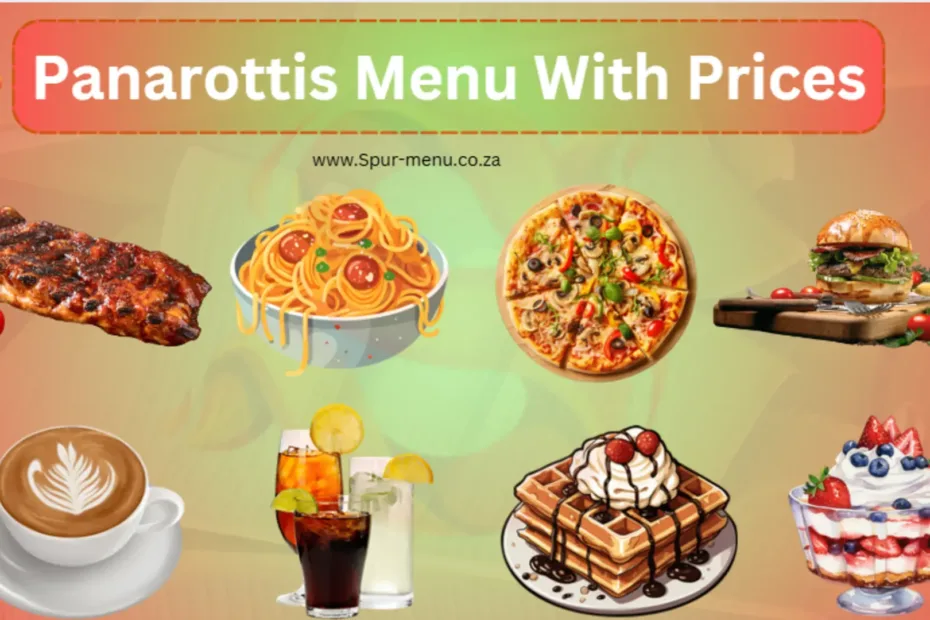 Panarottis Menu