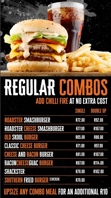 Rocomamas Combo Menu